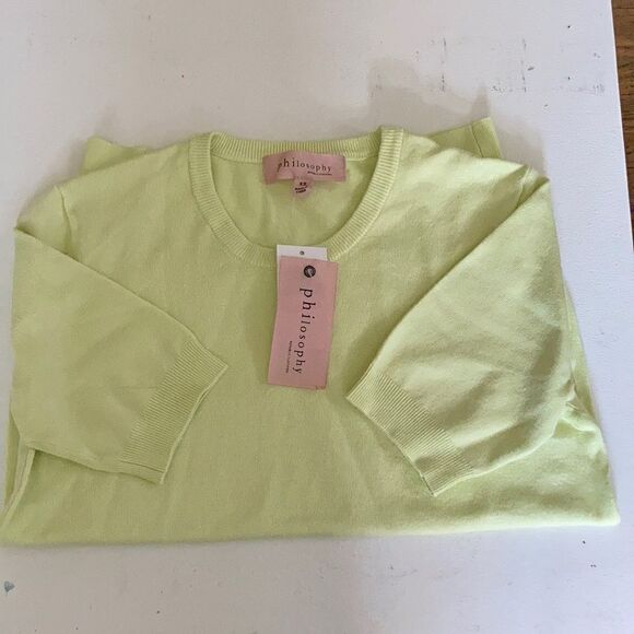 Philosophy S/S Crew Neck Sweater - Picture 1 of 7